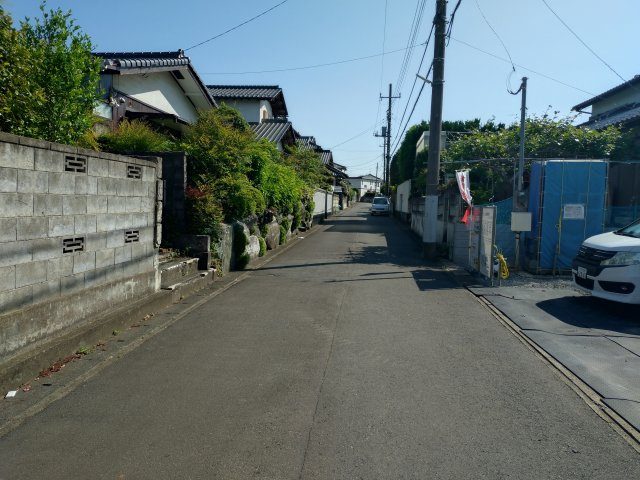 水戸市河和田11期の前面道路含む現地写真|前面道路です。