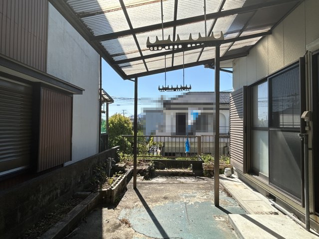 高知市十津５丁目　中古戸建ての庭