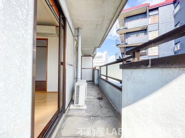 ミタカホーム8番のバルコニー