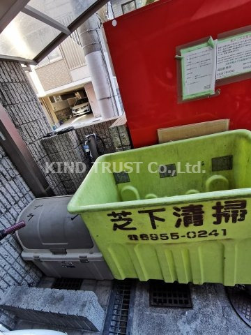 B・LIBERIのその他共用部分|敷地内ゴミ置き場です