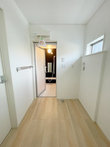 新築戸建・建売　いわき市錦町　錦小・錦中【制震・耐震】のランドリースペース