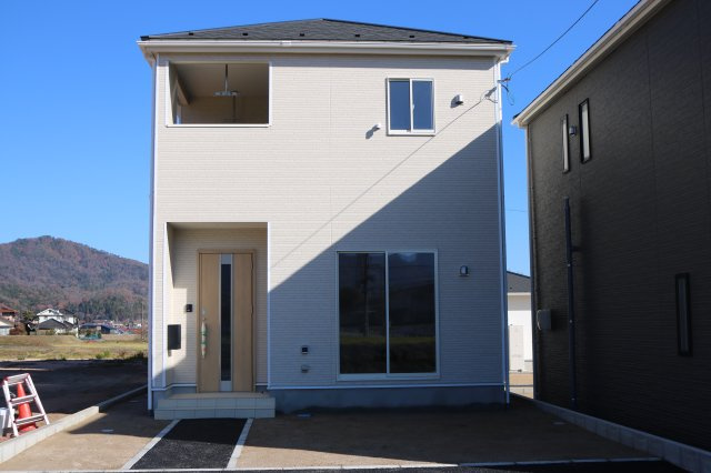 新築戸建　北広島町今田（No.4／No.4）の外観パース|外観パースです!
陽当り良好な２階建のお家です！