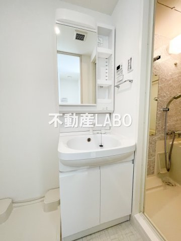 S-RESIDENCE南堀江の洗面所