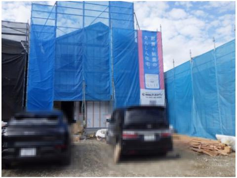 新築戸建　北広島町今田（No.2／No.4）の外観|完成までもう少しです！