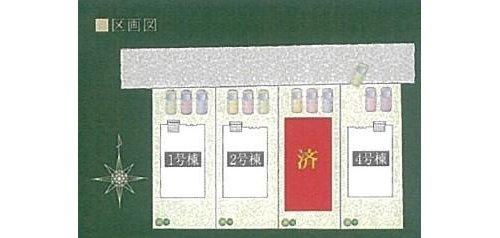 タマタウン　駅南町　1号棟の区画図|敷地面積　197.14㎡（59.63坪）