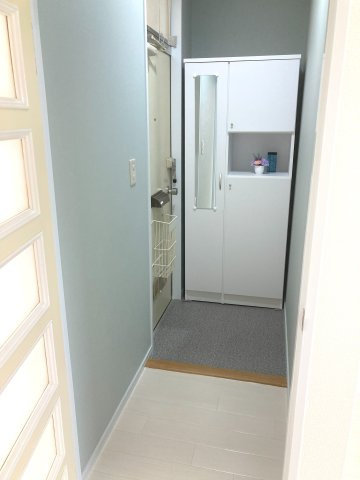 パークハイム朝日が丘の玄関|ゆったりとした玄関です