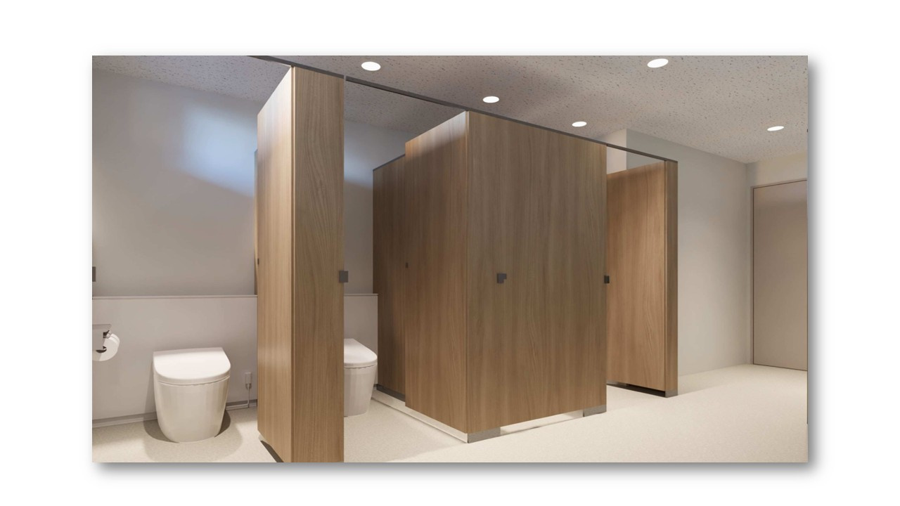 ＪＯＭＯスクエアのトイレ|ゆったりとした空間のトイレです