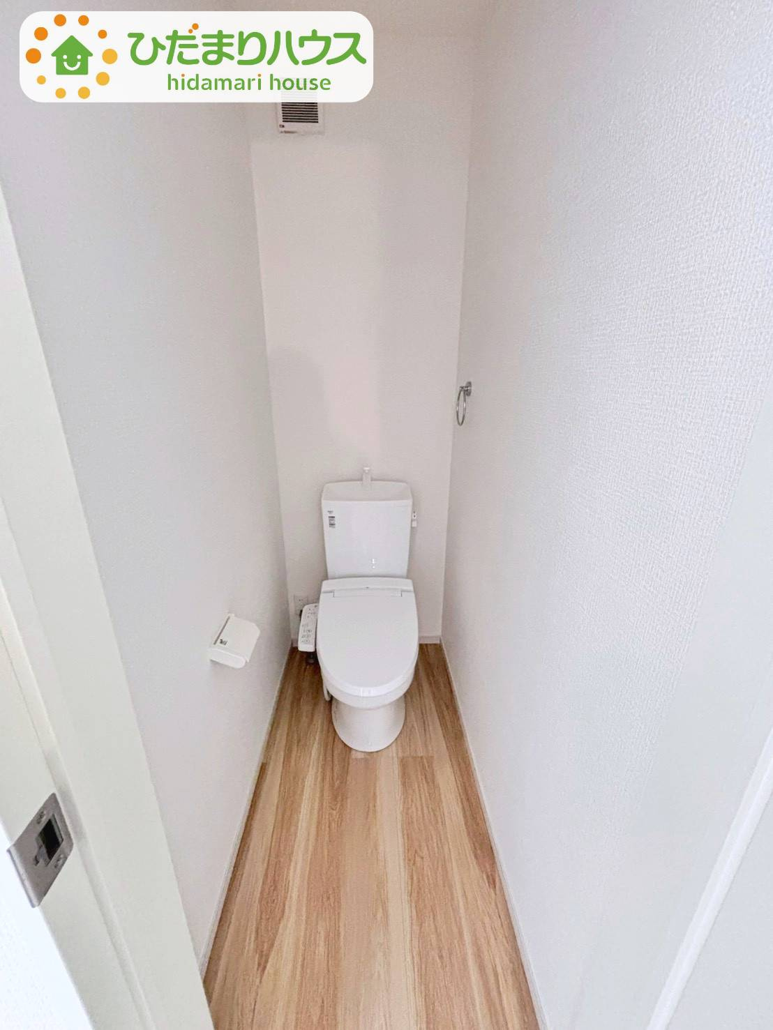 野田市宮崎新田3期　新築戸建　１号棟のトイレ|2階にもトイレがある喜び・・・！！
私の実家には1階にしかトイレが無かったので、一階のトイレに先客がいたときの絶望はもう味合わなくていいんですね（泣喜）