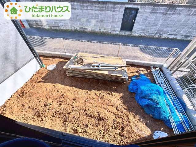 野田市宮崎新田3期　新築戸建　１号棟の庭|南に面したお庭です♪　ちょっとした家庭菜園も可能です♪