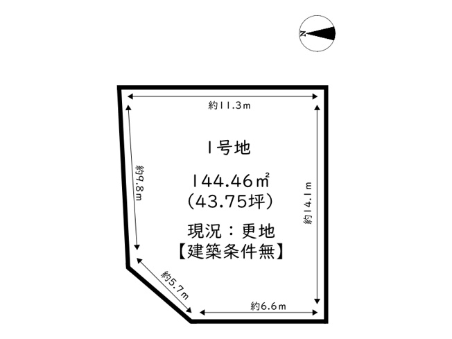 【土地図】 | 姫路市大津区長松／2区画