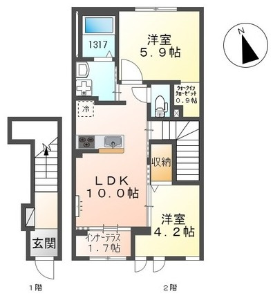 Denenの間取り