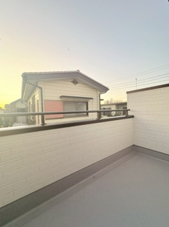 【バルコニー】 | 川越市下広谷　新築分譲　東武東上線『鶴ヶ島駅』徒歩17分　【広谷小学区】