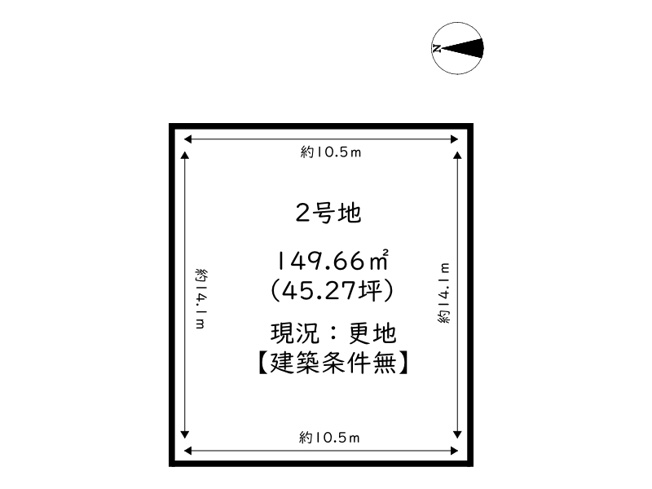 【土地図】 | 姫路市大津区長松／2区画