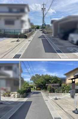 【前面道路含む現地写真】 | 三重郡菰野町大字菰野 | 前面道路