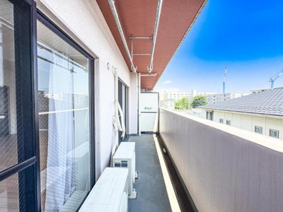 【バルコニー】 | シティ海老名 | 広々としたバルコニーです