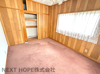 【洋室】 | 川西市笹部２丁目中古戸建 | ２階洋室です♪収納スペースも有り、室内を有効に使用できます！！