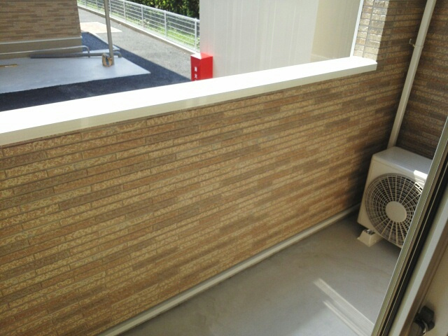 サンヴェール大芝Bのバルコニー