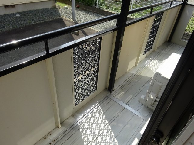 ロイヤルハイツのバルコニー