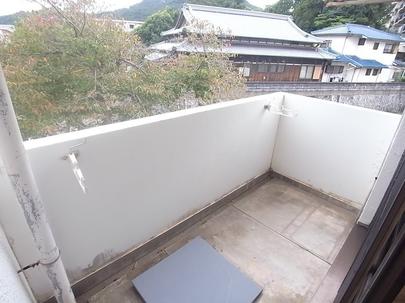 グリーンハイツ妙法寺　B棟のバルコニー|広々としたバルコニーです