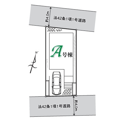 【区画図】 | ふじみ野市鶴ケ舞 | 全1棟