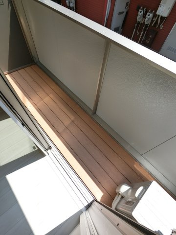 ベルウェル亀岡のバルコニー