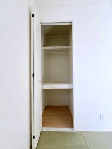 新築戸建・建売　郡山市御前南五丁目　耐震＋制震　朝日が丘小・郡山七中の収納|座布団やおむつ、お子様のおもちゃなどの収納にも便利な収納です！