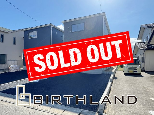 新築戸建・建売　郡山市御前南五丁目　耐震＋制震　朝日が丘小・郡山七中の外観|おかげさまでご成約致しました