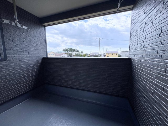 新築戸建・建売　郡山市御前南五丁目　耐震＋制震　朝日が丘小・郡山七中のバルコニー