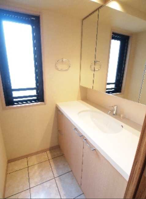 エスティメゾン銀座　駅近　ペット相談　駐車場有の洗面所