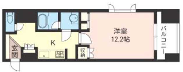 エスティメゾン銀座　駅近　ペット相談　駐車場有の間取り