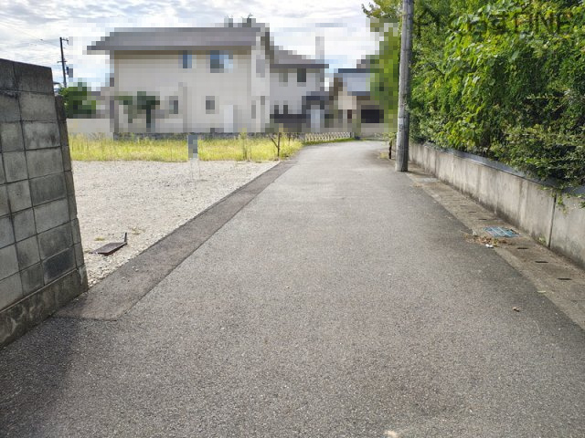 【前面道路含む現地写真】 | 姫路市飾磨区矢倉町2丁目／売土地