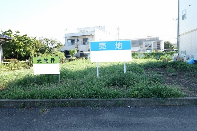 高崎市上中居町　【地型良好74坪】売地の外観|北から南方向