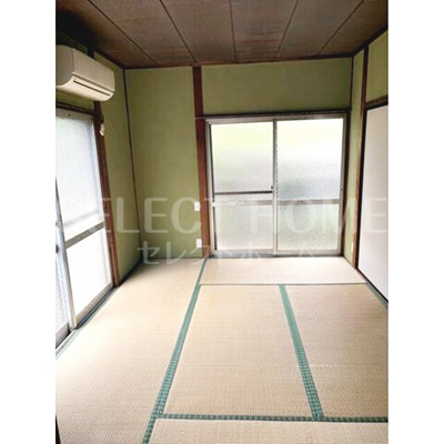 【寝室】 | コーポ吉祥 | 落ち着いた色調の寝室です