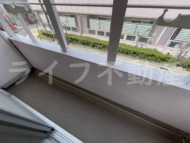 第3グリーンハイツのバルコニー|落ち着いた時間を過ごせるバルコニーです