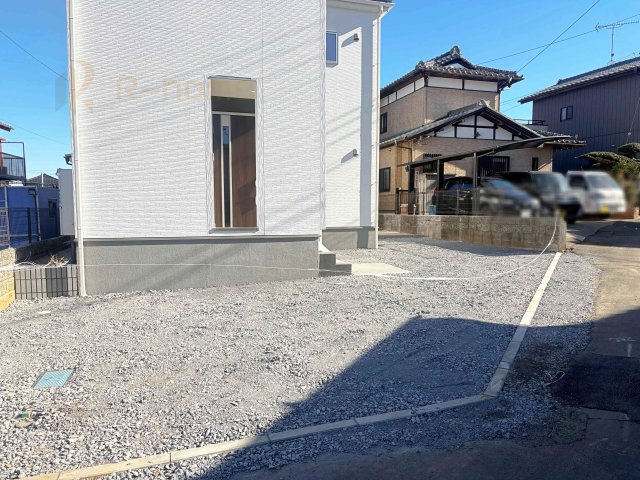 第1取手市野々井　新築戸建て　1号棟の駐車場|カースペースは2台お停めいただけます♪