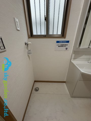 藤沢市石川5丁目　中古戸建のランドリースペース