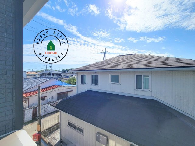 宮崎市恒久第15-1棟（1号棟）の展望|眺望や窓からの景色が良いと、家で過ごす時間も快適です。