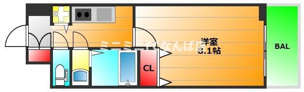 グランフェリーチェ・ナインの間取り|現状有姿