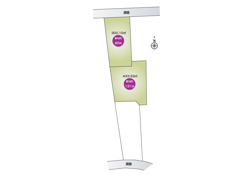 石原B、C区画図