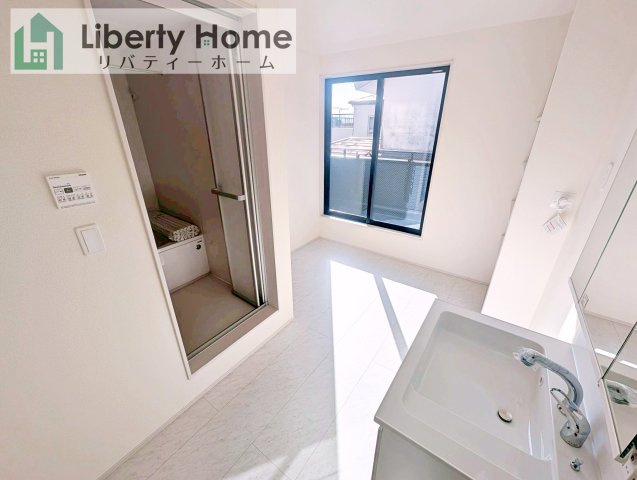 日立市助川町3期　新築戸建の脱衣所