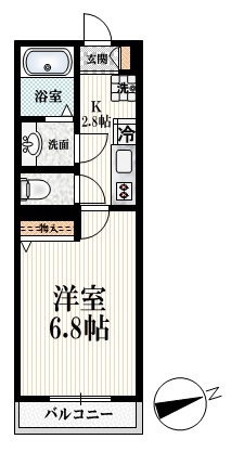 ラ・メゾンの間取り|★洗面台独立★