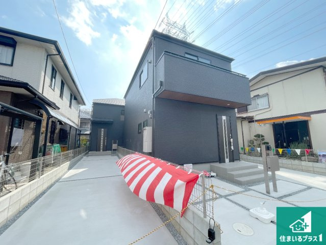 伊丹市西野　第7期　新築一戸建ての外観|お客様に長く安心して住んでいだだける事にこだわった家づくり！住んでからのアフターサービスにもしっかりと取り組んでいます！