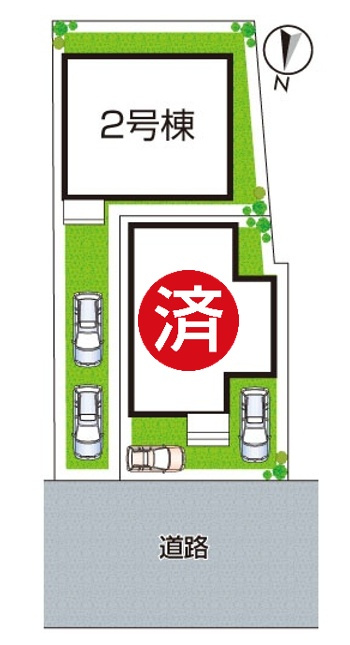 伊丹市西野　第7期　新築一戸建ての区画図|全２区画