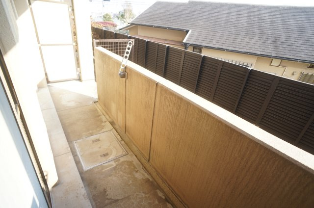 ソシア売布のバルコニー