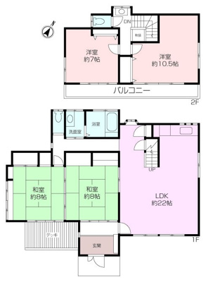 【大型貸駐車場付き】浦賀2丁目中古戸建の画像