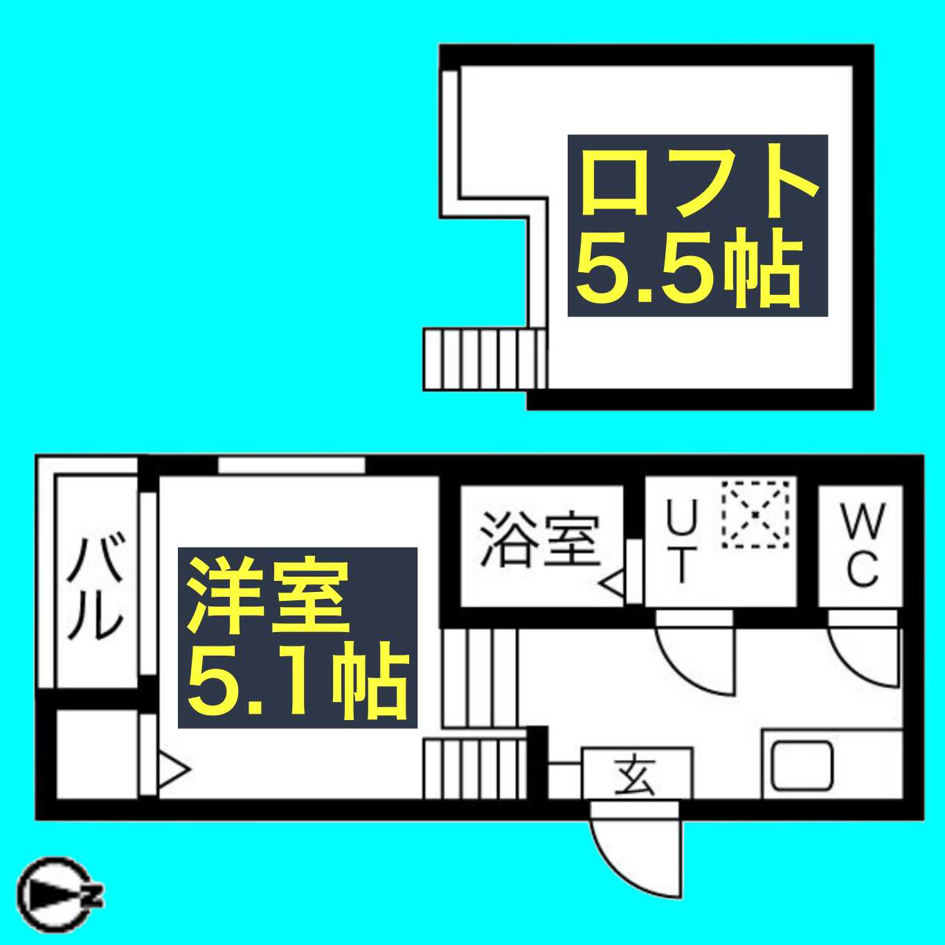 アルファ グランデの間取り