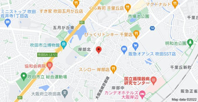 【地図】 | ビスタ岸部ハイツB棟
