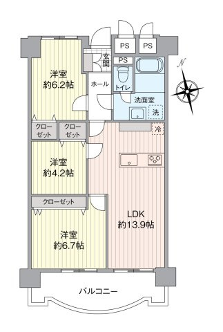 【間取り】 | 友渕コーポ
