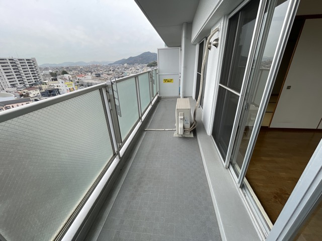 クリーンピアあがほ駅前町のバルコニー