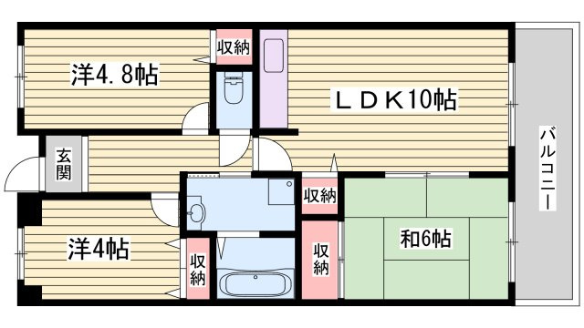 クリーンピアあがほ駅前町の間取り